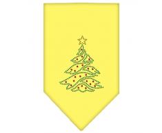 Mirage Pet Products Halstuch, Weihnachtsbaum, Strasssteine, klein, Gelb