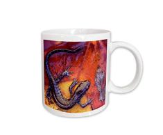 3dRose 73117_1 Quebec Blue Spot Salamander Lizards-Cn10 Bja0023 Janyes Gallery Keramikbecher 325 ml