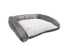 Rosewood Hundesofa aus Rosenholz, warmes Fleece-Futter, Größe L, 84 cm