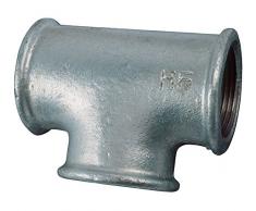 Cornat Schwengelpumpenzubehör T-Stück 1 1/4, verzinkt / Garten Bewässerung / PZB13054