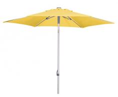 GoodSun Sonnenschirm Push Up, lemonade, 260 cm rund, Gestell Alu/Stahl/Kunststoff, Bespannung Polyester, 6.7 kg