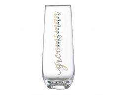 Lillian Rose G116 GM Gold Groomsman Champagnerglas ohne Stiel, Höhe 14 cm
