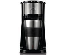 C3 30-10612 Brew&GO 1 Tassen Kaffeemaschine-Set (mit Isolier-Trinkbecher) edelstahl