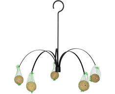 Fallen Fruits Ltd Vogelfutterstation zum Aufhängen, Schwarz