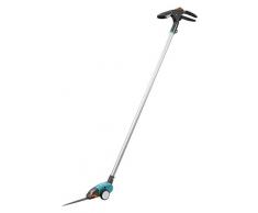 Gardena Comfort Grasschere, langstielig: Rasenschere mit Stiel, rückenschonend, 180 Grad drehbare Schneide, antihaftbeschichtet, Komfortgriff (12100-20)