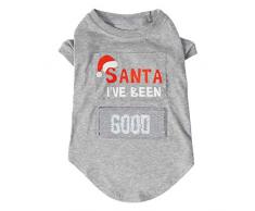 House of Paws Hundespielzeug Weihnachtsmann mit Pailletten, Größe S, 200 g