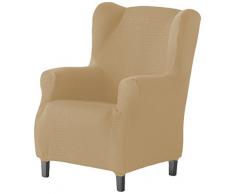 Schutzhülle aus elastischem Sessel Modell Tunez Bezug für Ohrensessel 33x42x8 cm beige