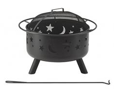 Landmann Feuerkorb Stars & Moon, schwarz