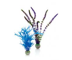 biOrb 46059 Pflanzen Set, mittel, blau/lila | Aquaristik | Aquarium | Aquariumbepflanzung | Dekoration