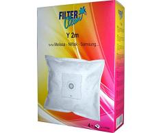 FilterClean Y 2m Staubsaugerbeutel, Spezial Filtervlies, Weiß