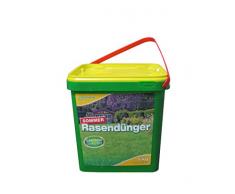 Dominik Blumen und Pflanzen, Dünger, Dominik Sommer-Rasendünger in Gärtner-Qualität mit Langzeitwirkung, 5 kg, grün, 22x22x22 cm, 946115