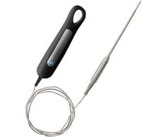 Outdoorchef 18.212.59 Bluetooth „Gourmet Check Dual BT“ | Kerntemperatur Thermometer für perfekte Steaks | Temperaturfühler Grill, Edelstahl, Kunststoff Grau