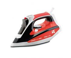 Di4 VAPORE Stiro Dampfbügeleisen mit Keramik Sohle und dreifaches Entkalkungsystem, 2600 W, Rot│ 2600W