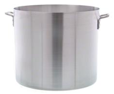Suppentopf aus Aluminium, 10 l 100 Qt aluminiumfarben