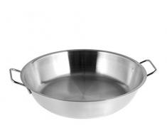 Pfannenträger aus Edelstahl Hotel mit zwei Griffen cm32 Töpfe und Zubereitung