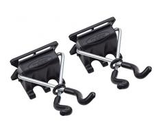 Meister Gerätehalter X-Form - 2 Stück, lose - Leichte Montage - Für gestielte Geräte / Wandhalter / Werkzeughalter / Gartengeräte-Halter / Besen-Halter / Stiel-Halter / 9952560