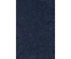 Teppichboden Verlours Auslegware Uni dunkelblau 200 x 400 cm. Weitere Farben und Größen verfügbar