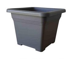 Siena Garden Topf Quadro anthrazit 40 cm