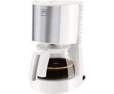 Melitta 1017-03, Filterkaffeemaschine mit Glaskanne, AromaSelector, WeiÃ Kaffeemaschine Enjoy TOP,weiÃ¡, Edelstahl, 1.2 liters