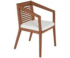 Tramontina 13812/312 Gartenstuhl Bahia Armchair aus Jatoba FSC, edelholz