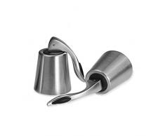 Rot Wein Flasche Stopper Edelstahl mit Innen Gummidichtung Keep Wein Fresh & # xff08; Set von 2 & # xff09;