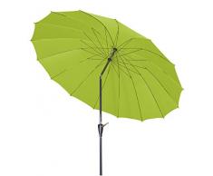 doppler Aluminium Sonnenschirm Asia Look SL-AZ 250 Auto Tilt - Ideal für den Garten - ca. 250 cm - Knickbar - Fresh Green