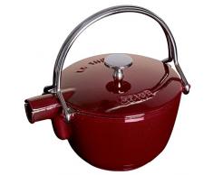 Staub Teekessel rund 1 Quart grenadine