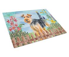 Carolines Treasures CK1262LCB Welsh Terrier Spring Schneidebrett, groß