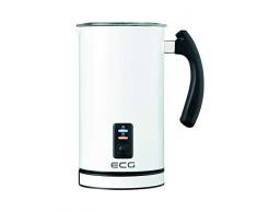 ECG NM 216 Milchaufschäumer, Rostfreier Stahl, Weiss