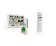 Mobile Alerts MA 10006 Set inklusive Wetterstation MA10410 und Gateway, weiß, 12,7 x 3 x 17,1 cm & Alerts Zusatzsensor MA 10200 - Thermo - Hygro-Sensor mit, 9 x 7 x 18 cm