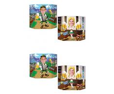 Beistle Teppichläufer 2er-Set mehrfarbig