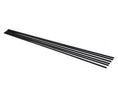 Vivere DRMU-RRS Sonnenschirm Stangen Ersatz Set, Schwarz
