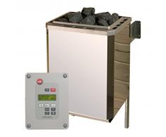 Weka Technikpaket Saunahaus Serie 533, 9,0 kW Saunaofen, Metall, 36,6x38x66,8 cm