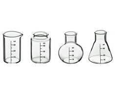 Barbuzzo 14998 Labor Schnapsgläser 4-er Set, klar