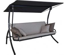 Angerer Elegance Smart Hollywoodschaukel, beige, 3-Sitzer