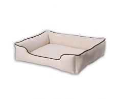 dibea DB00833 Hundebett in strapazierfähigen Oxfordgewebe, XL, beige