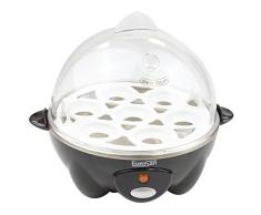 Eurosan ESHT Eierkocher Mikroelle, schwarz / transparent