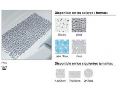 Spirella Riverstone Badematte, rutschfest, transparent, 75 x 36 cm