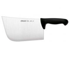 Arcos Beil Farbe - Prof 296.325 Edelstahl und ergonomischer Griff Nitrum Polypropylen schwarz Farbe und das Blatt 25 cm und 4 mm dick im Fall