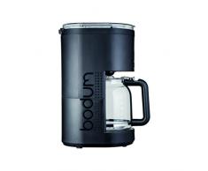 Bodum Bistro Programmierbare elektrische Kaffeemaschine, 12 Tassen, 1.5 l, 1.5 liters, Schwarz