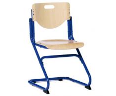 Kettler Chair Plus Schreibtischstuhl Kinder â hochwertiger Kinderschreibtischstuhl MADE IN GERMANY â Bürostuhl ergonomisch & höhenverstellbar â Freischwinger, der mitwächst â Buche & blau