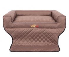 HobbyDog R4 VITJBR1 Viki Trunk Das Lager/Bett, Die Couch für einen Hund Zum Kofferraum, 110 x 100 cm, XXL, Light braun