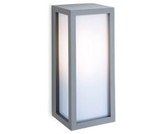 Firstlight 2331GP Wandleuchte Warwick, mit E27 Edison-Gewinde, 18 Watt, Graphit, mit Opaldiffusor