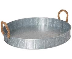 Thirstystone Industrial Luxe Serviertablett, Einheitsgröße, silberfarben