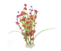 sourcingmap Kunstpflanze für Aquarien, Kunststoff, Rot/Fuchsia/Grün