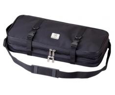 Mercer Kochmesser Doppelreißverschluss, 17 Fächer, Messeretui schwarz