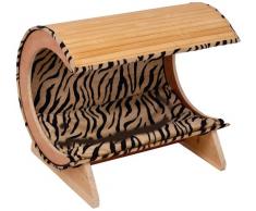 Karlie Katzenbett Kitty Bamboo, Zebra-Design, 52 x 38 x 43
