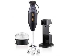 ESGE-Zauberstab M 200 JO Luxury, Jamie Oliver Stabmixer mit Zubehör und Soft-Touch-Membranschalter, bis 17.000 U/Min, 98230, Metall, Anthrazit