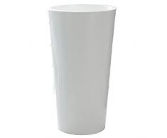 Euro3Plast 2785.03 Pflanztopf Tuit, Durchmesser 33 cm, weiß