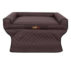 Hobbydog R1 VITCBR2 Viki Trunk Das Lager/Bett, Die Couch für einen Hund Zum Kofferraum, 90 x 70 cm, M, dunkel braun